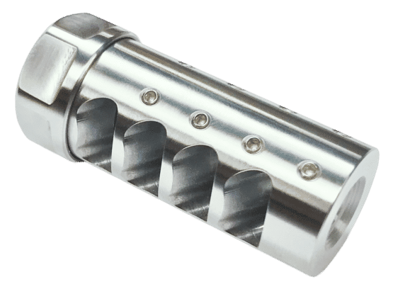 American Precision Arms Little Bastard Gen 3 Self Timing Muzzle Brake 5/8x24 in Stainless for .30